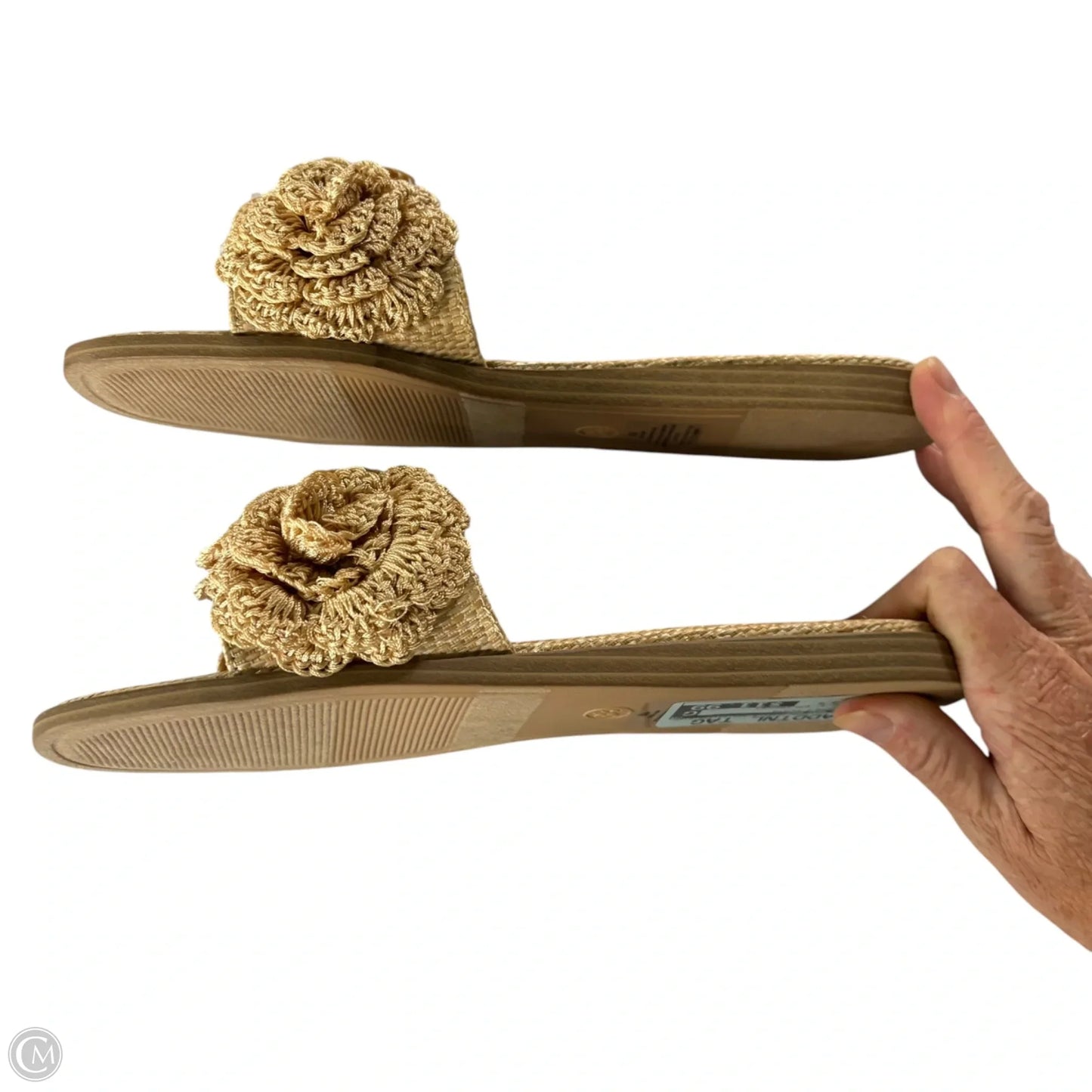 Sandals Flats By A New Day In Tan, Size: 8.5