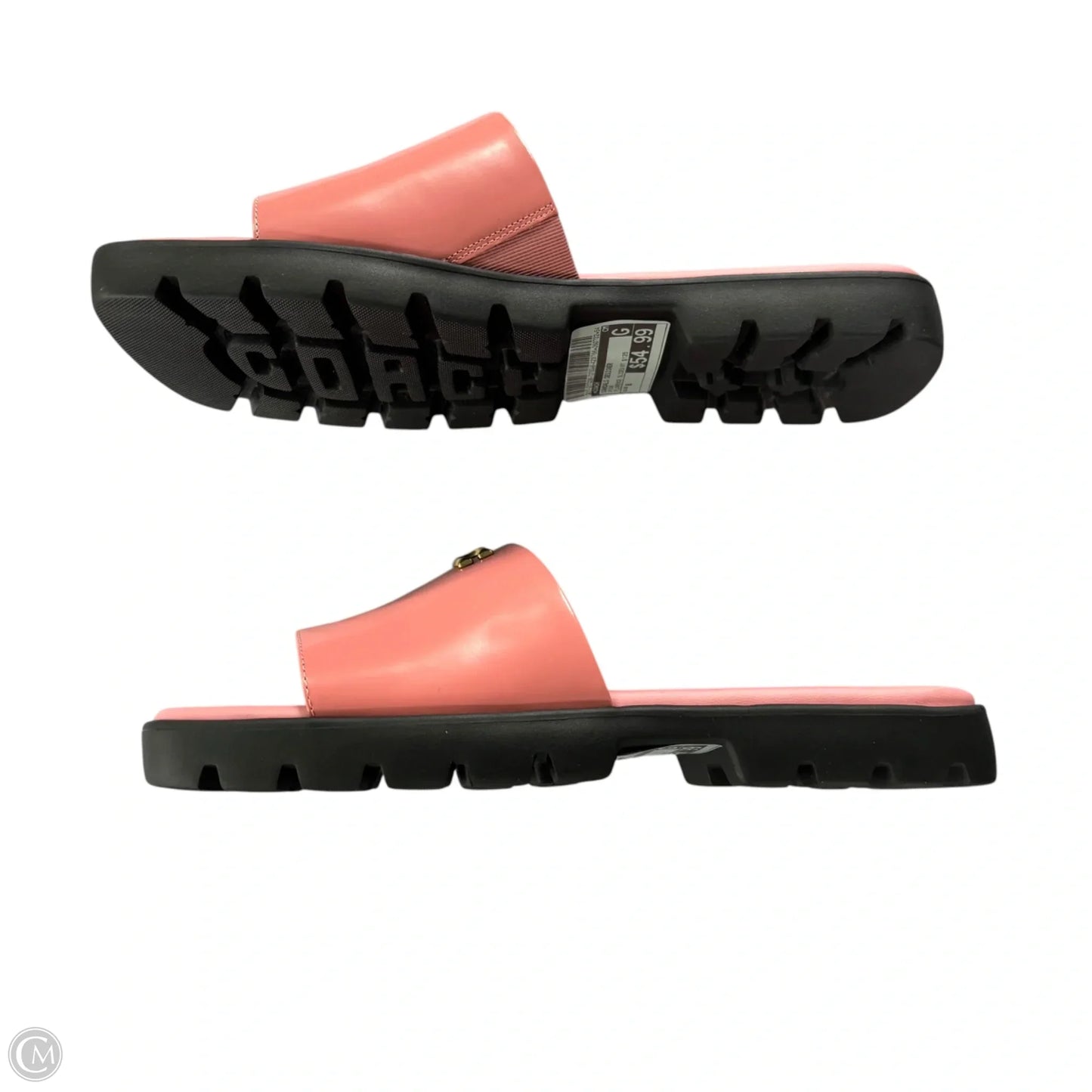 Sandals Designer By Coach In Pink, Size: 8