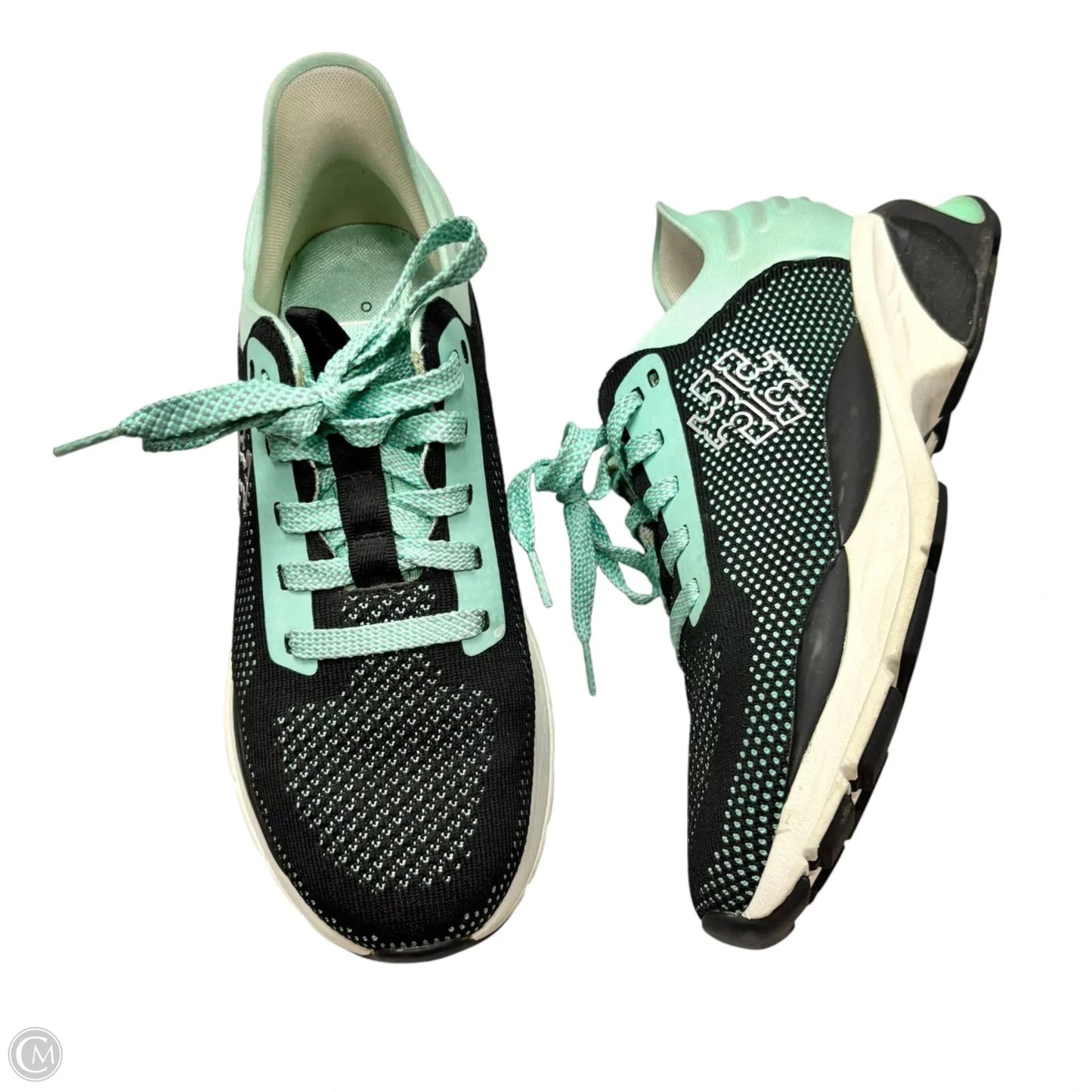 Shoes Designer By Tory Burch In Black & Blue, Size: 9.5