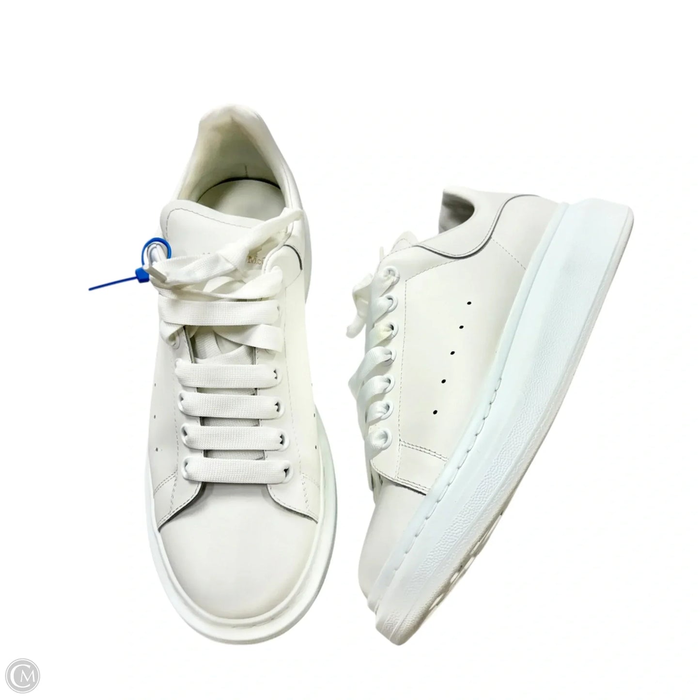 Shoes Luxury Designer By Alexander Mcqueen In White, Size: 9.5