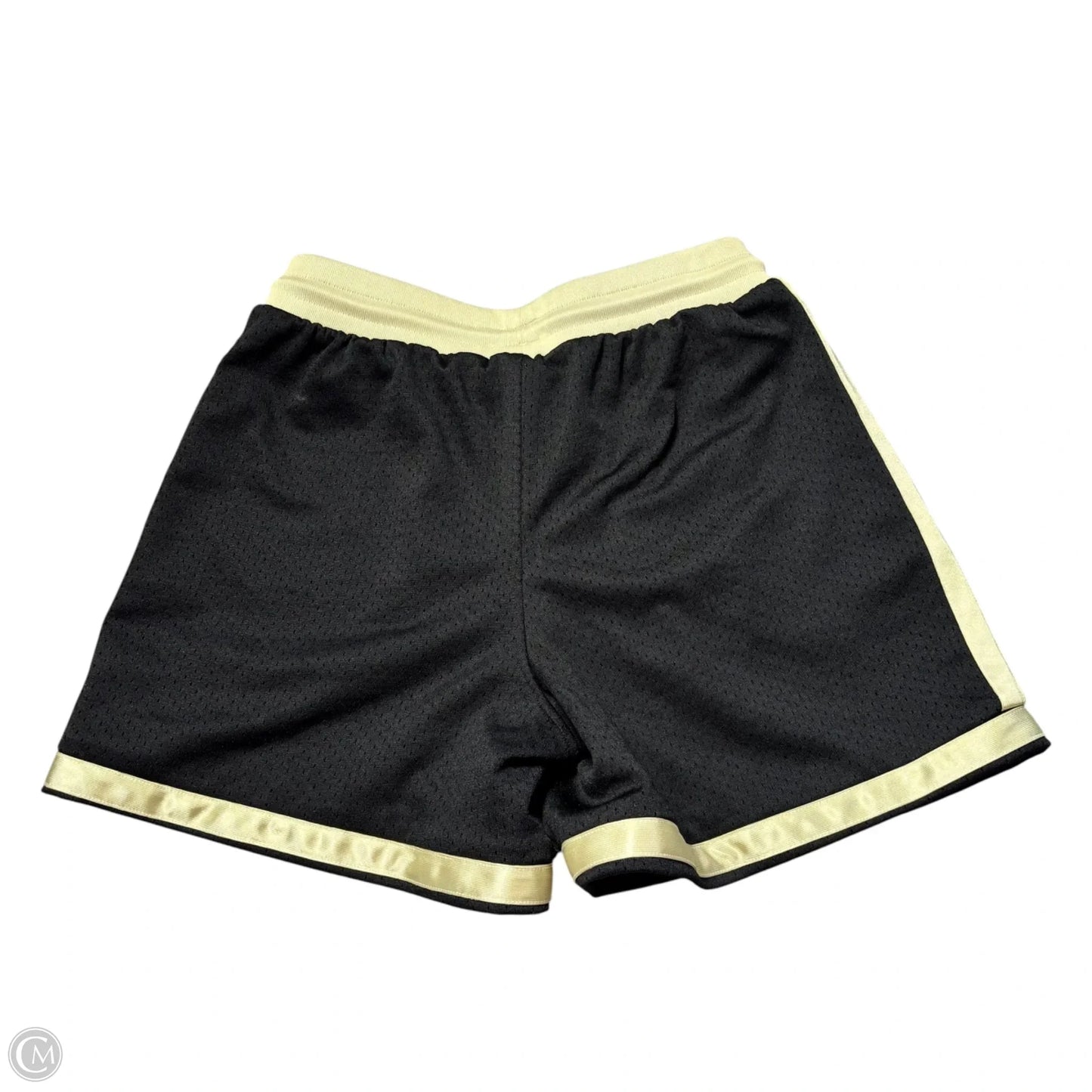 Athletic Shorts By Adidas In Black & Gold, Size: S