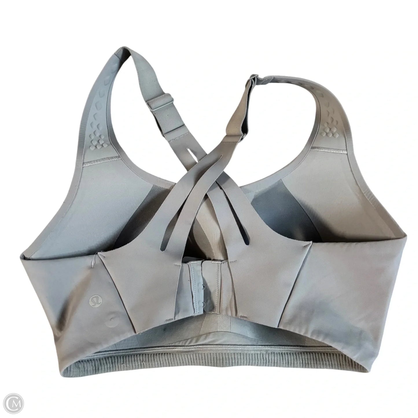 Athletic Bra By Lululemon In Grey, Size: L