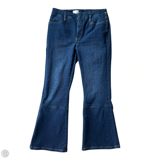 Jeans Flared By Pilcro In Blue Denim, Size: 10