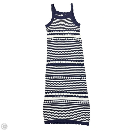 Dress Casual Midi By Joie In Striped Pattern, Size: S