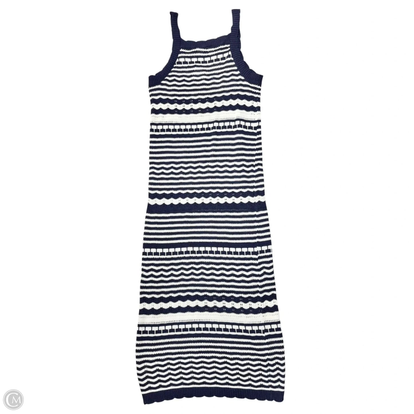 Dress Casual Midi By Joie In Striped Pattern, Size: S