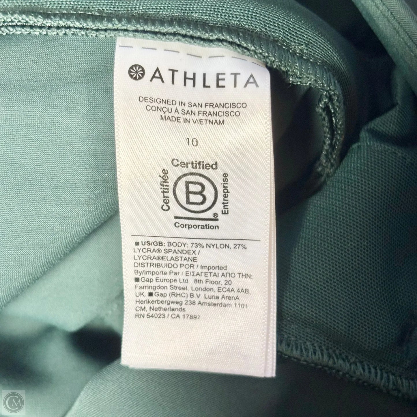 Athletic Pants By Athleta In Green, Size: 10