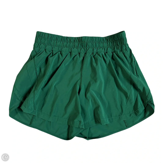 Athletic Shorts By Lululemon In Green, Size: M