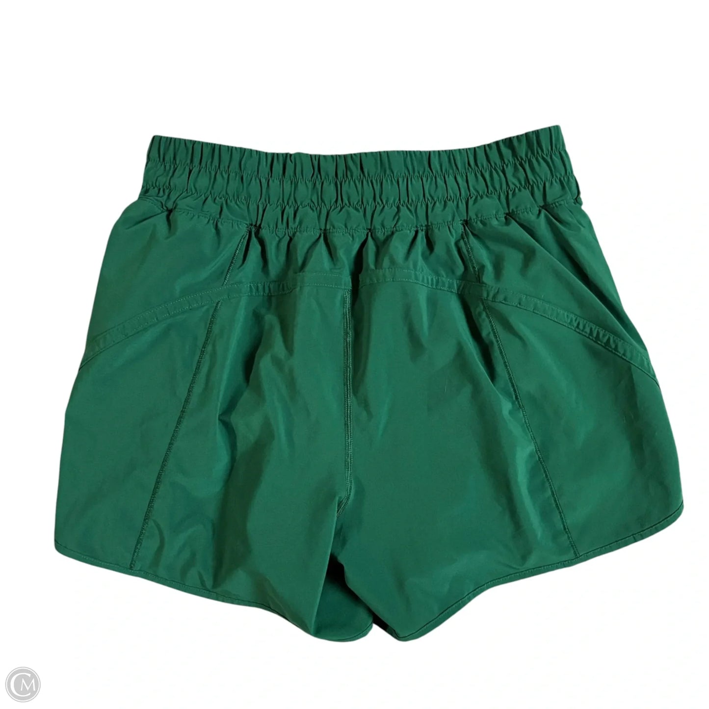 Athletic Shorts By Lululemon In Green, Size: M