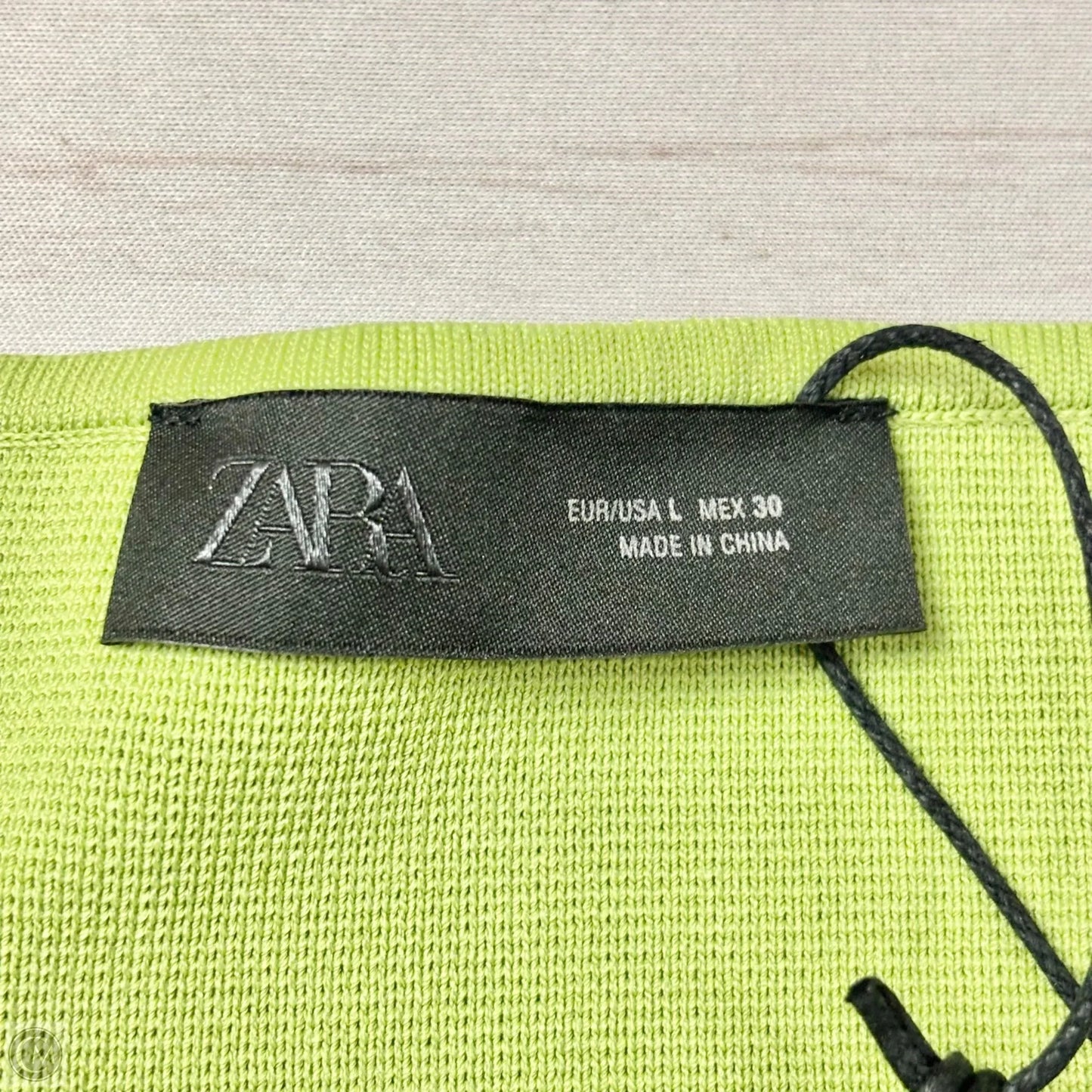 Dress Casual Short By Zara In Green, Size: L