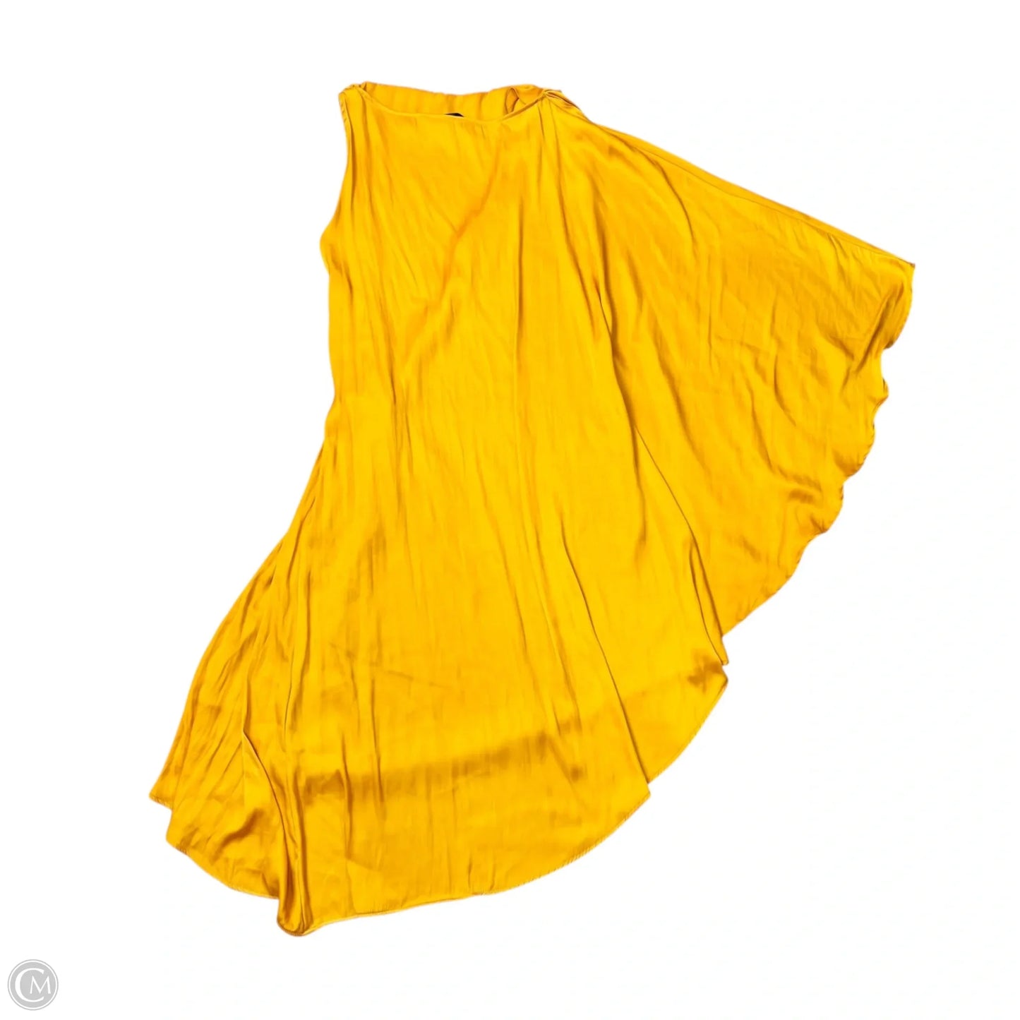 Dress Casual Short By Zara In Yellow, Size: L