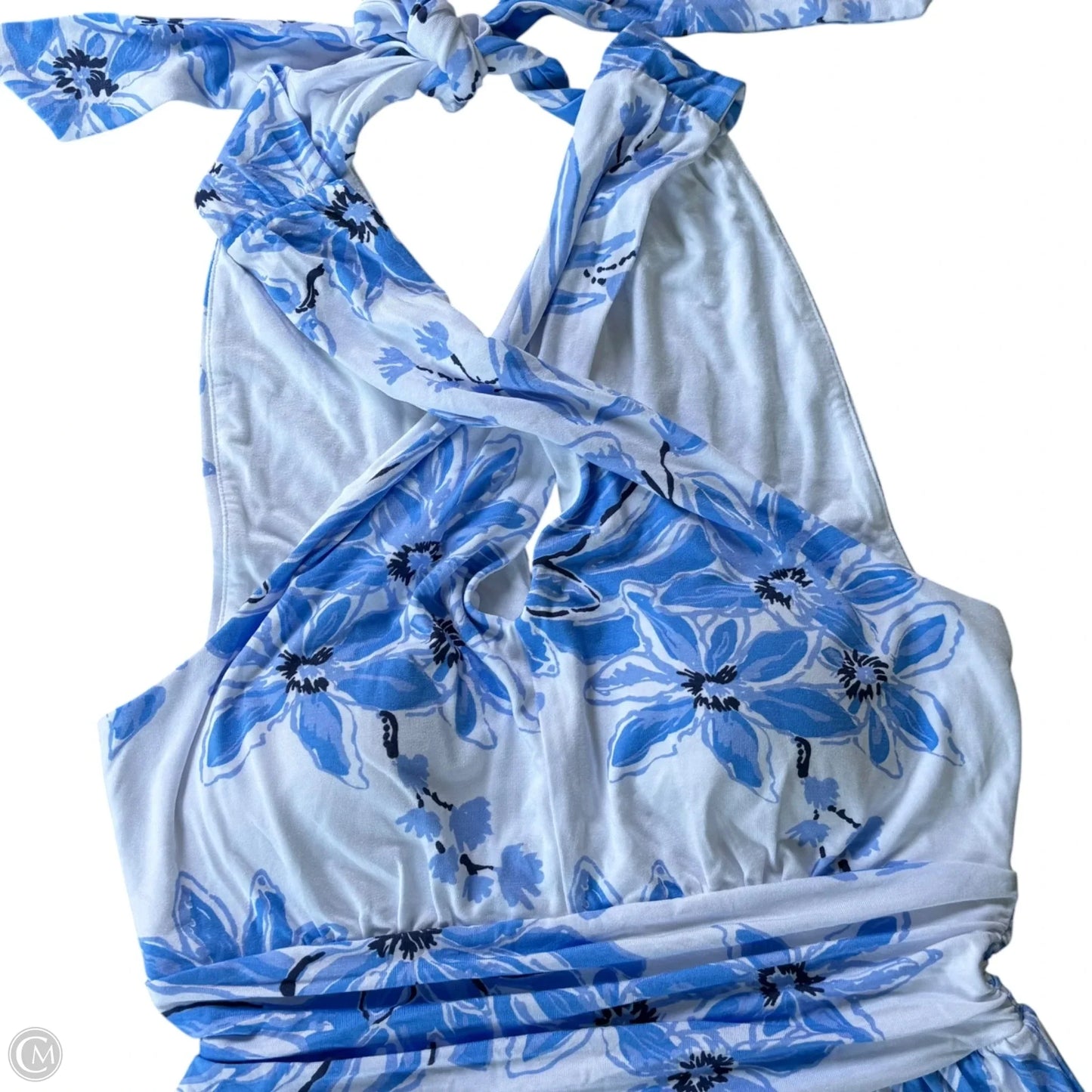 Romper Designer By Lilly Pulitzer In Floral Print, Size: S