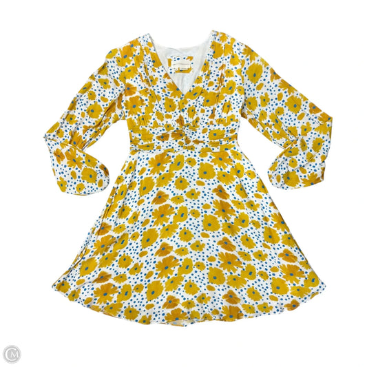 Dress Casual Short By Anthropologie In Floral Print, Size: Xs