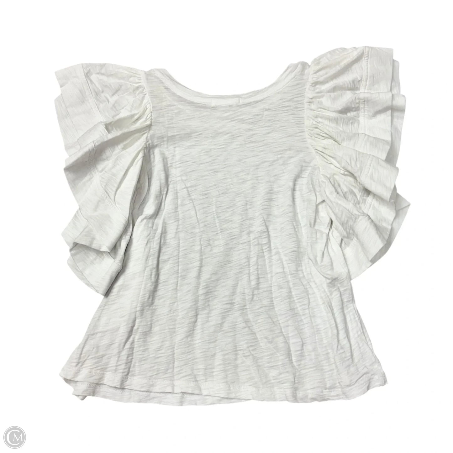 Top Short Sleeve By Goldie In White, Size: S