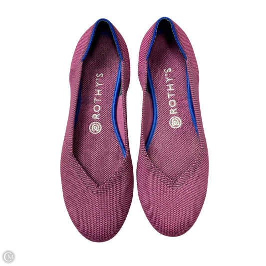 Shoes Flats By Rothys In Purple, Size: 8.5