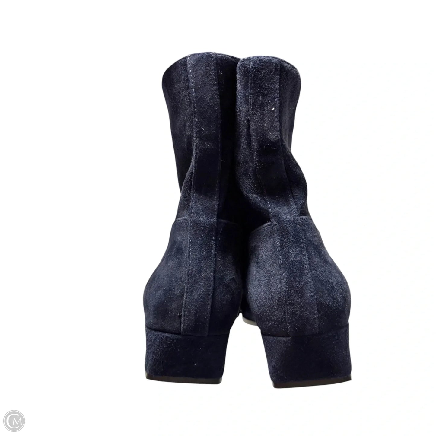 Boots Leather By Steve Madden In Navy, Size: 6.5