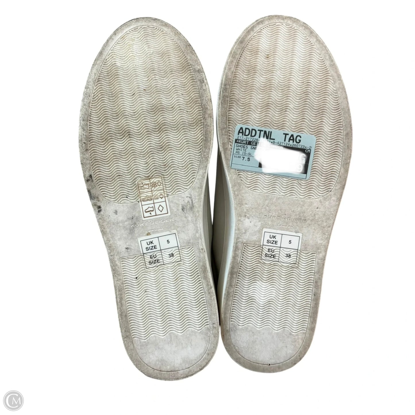 Shoes Sneakers By Kurt Geiger London In White, Size: 7.5