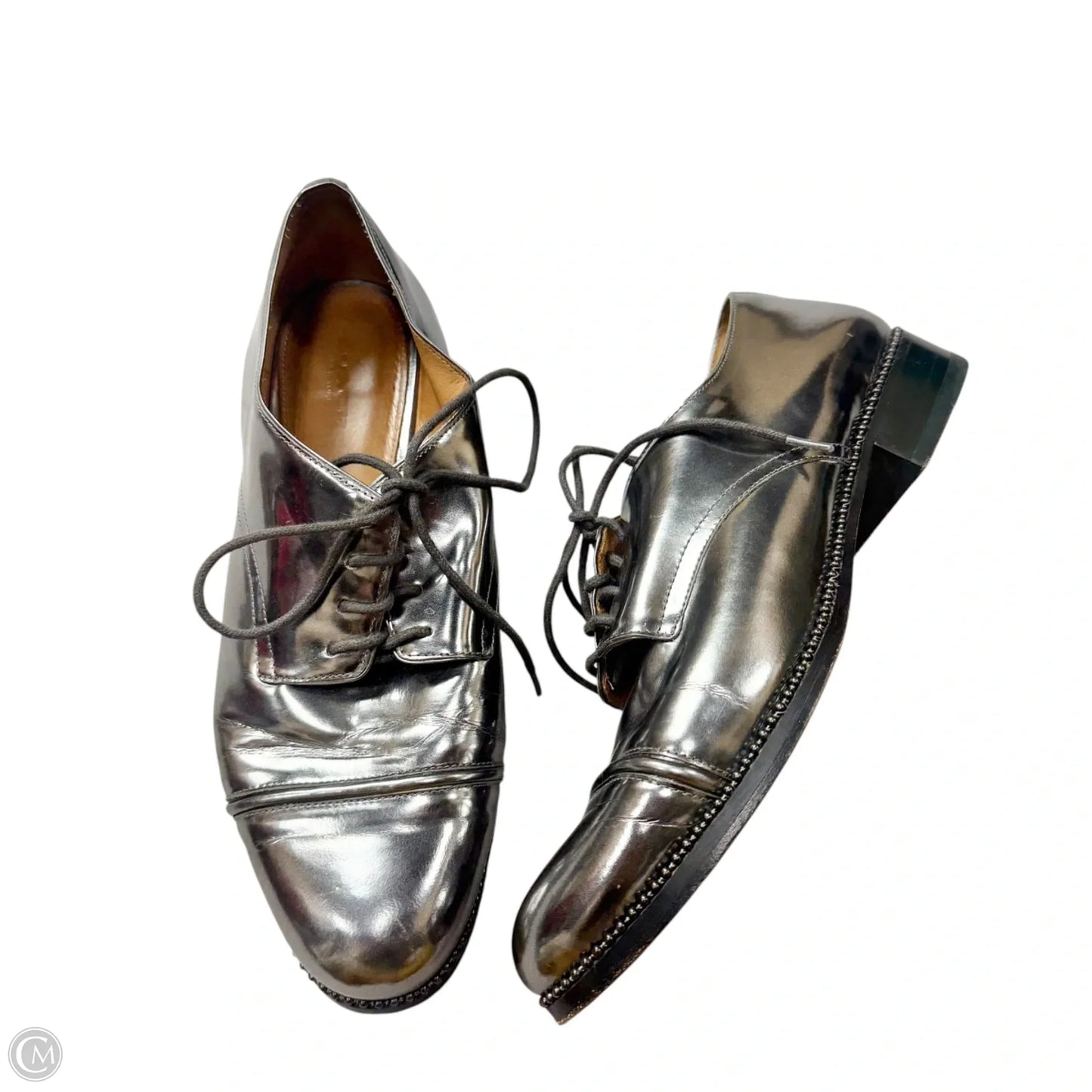 Shoes Designer By Coach In Silver, Size: 8.5
