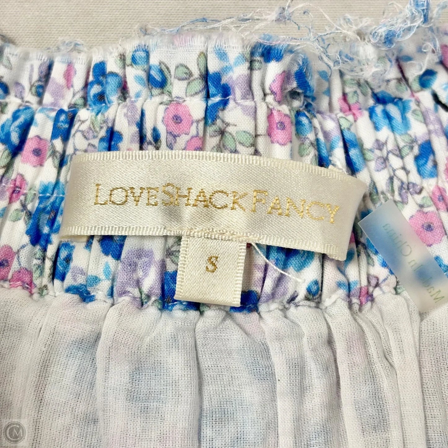 Skirt Mini & Short By Loveshackfancy In Floral Print, Size: S