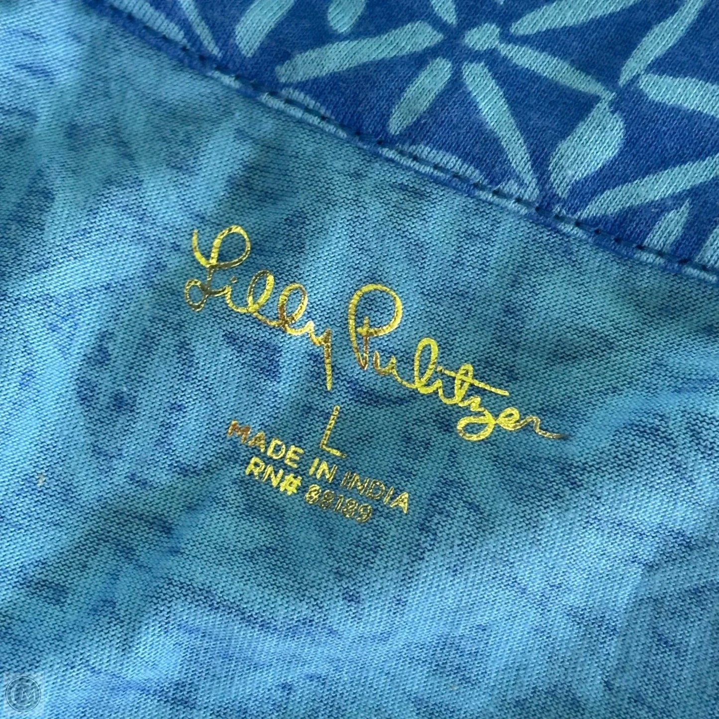 Dress Designer By Lilly Pulitzer In Blue, Size: L