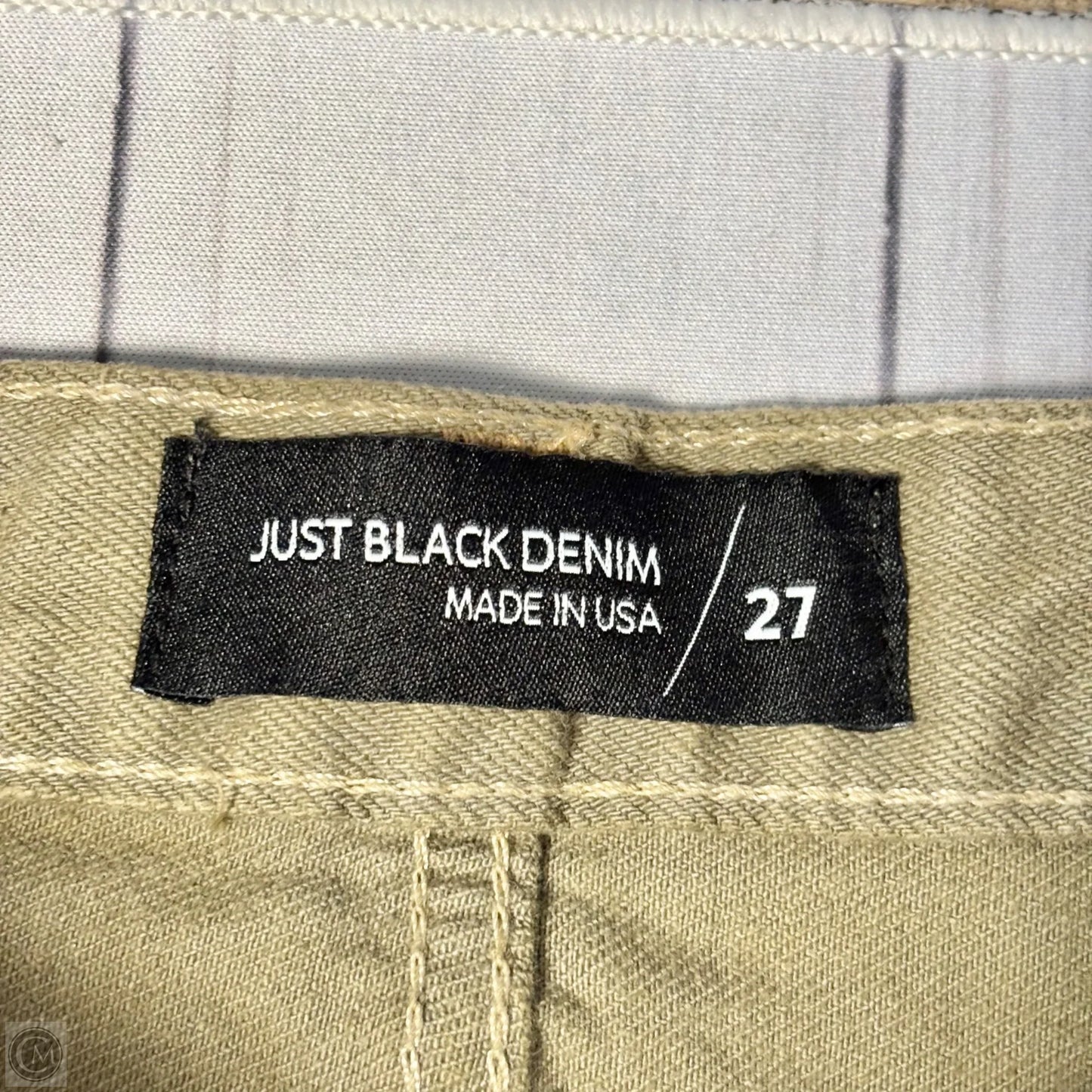 Jeans Wide Leg By Just Black In Green Denim, Size: 4