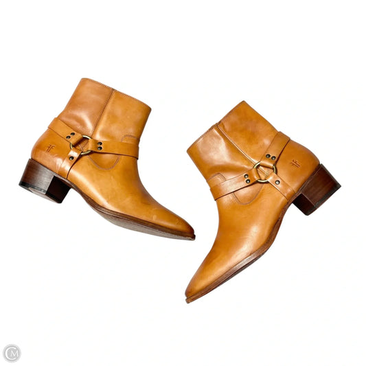 Boots Designer By Frye In Brown, Size: 9.5