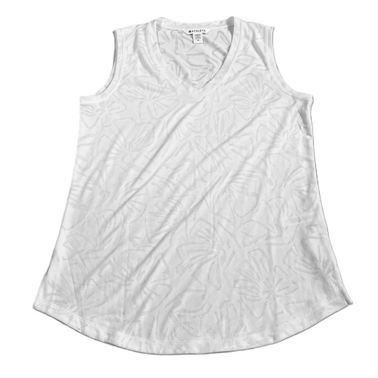 White Athletic Tank Top By Athleta, Size: M