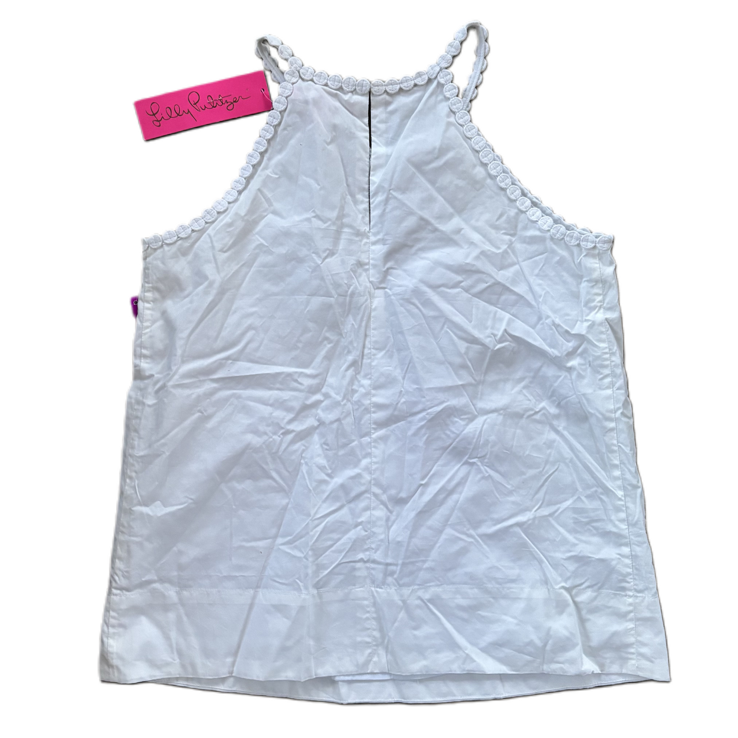 Tank Top Designer By Lilly Pulitzer In White, Size: Xxs