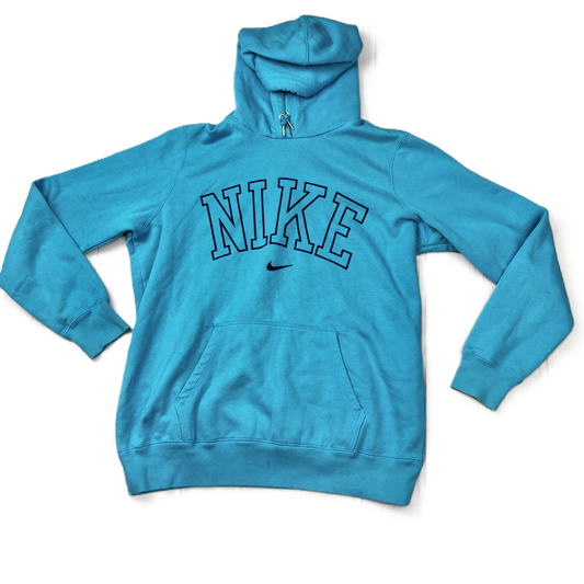 Blue Athletic Sweatshirt Hoodie By Nike, Size: Xl