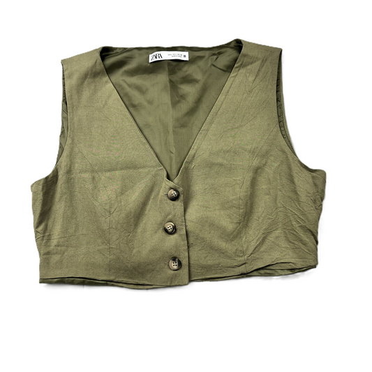 Green Vest Other By Zara, Size: L