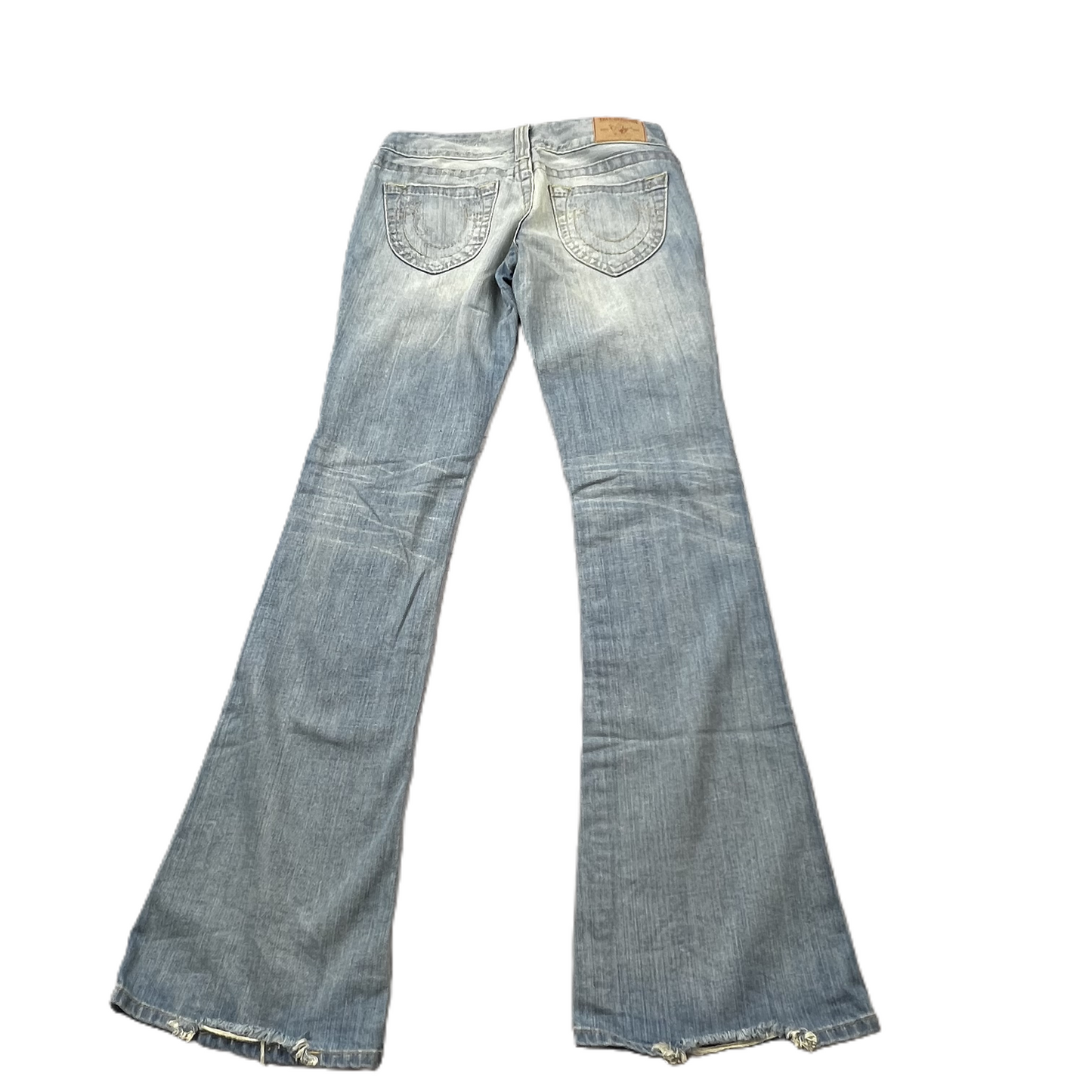 Jeans Flared By True Religion In Blue Denim, Size: 4