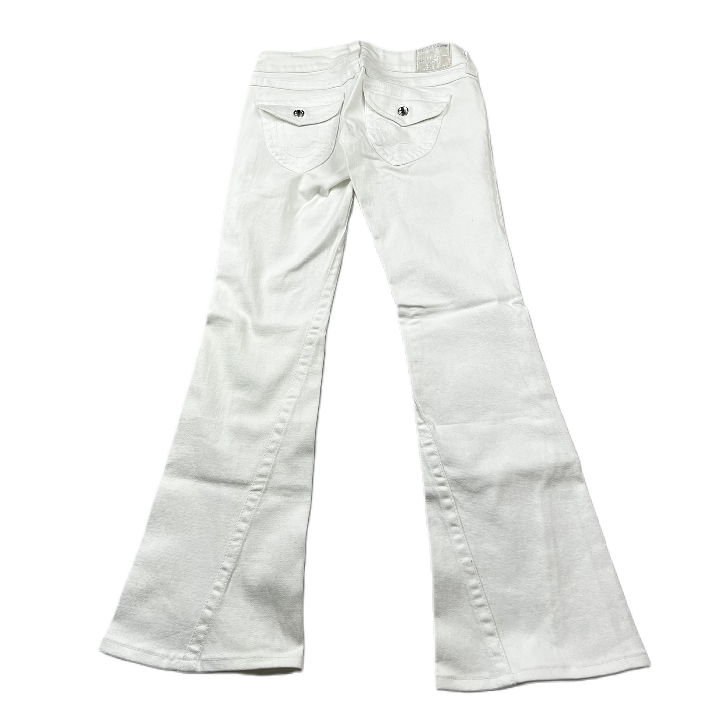 Jeans Flared By True Religion In White, Size: 4