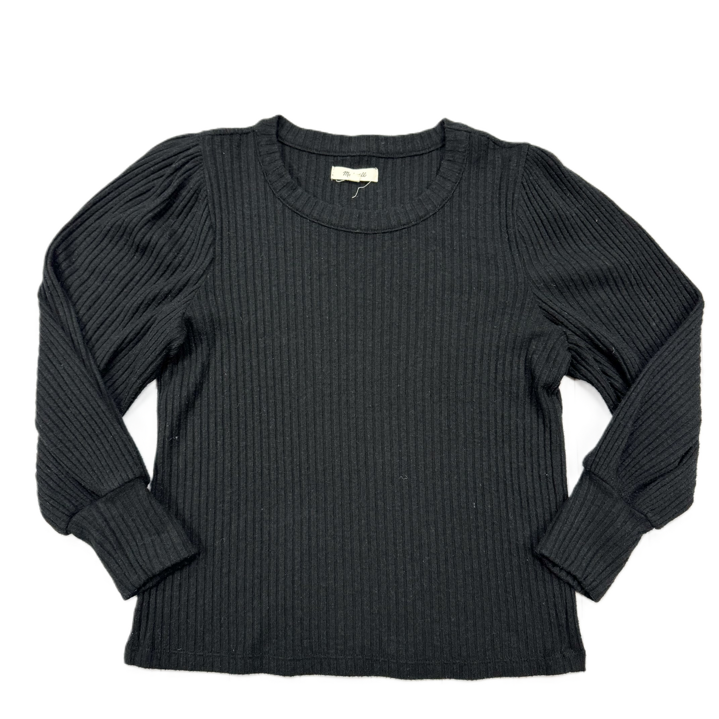 Top Long Sleeve By Madewell In Black, Size: M