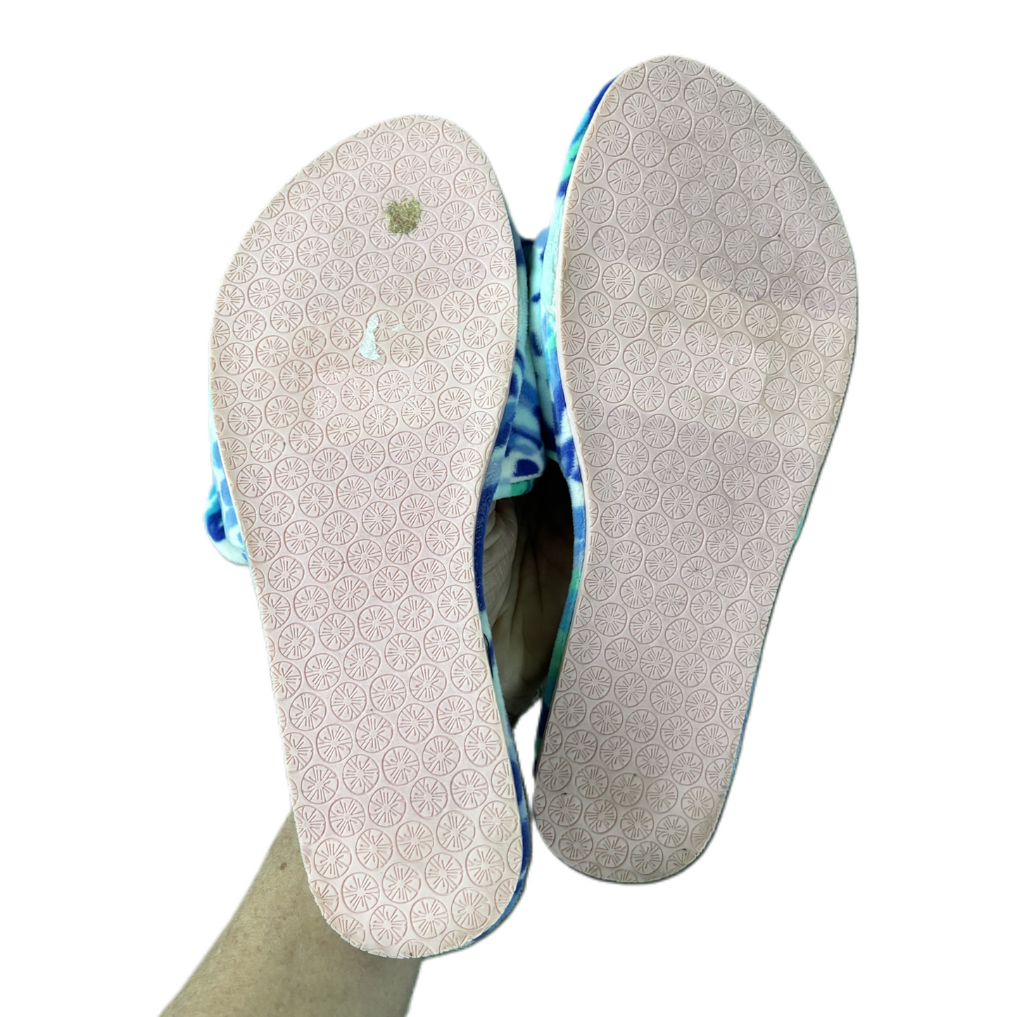 Slippers Designer By Lilly Pulitzer In Blue, Size: 9-10