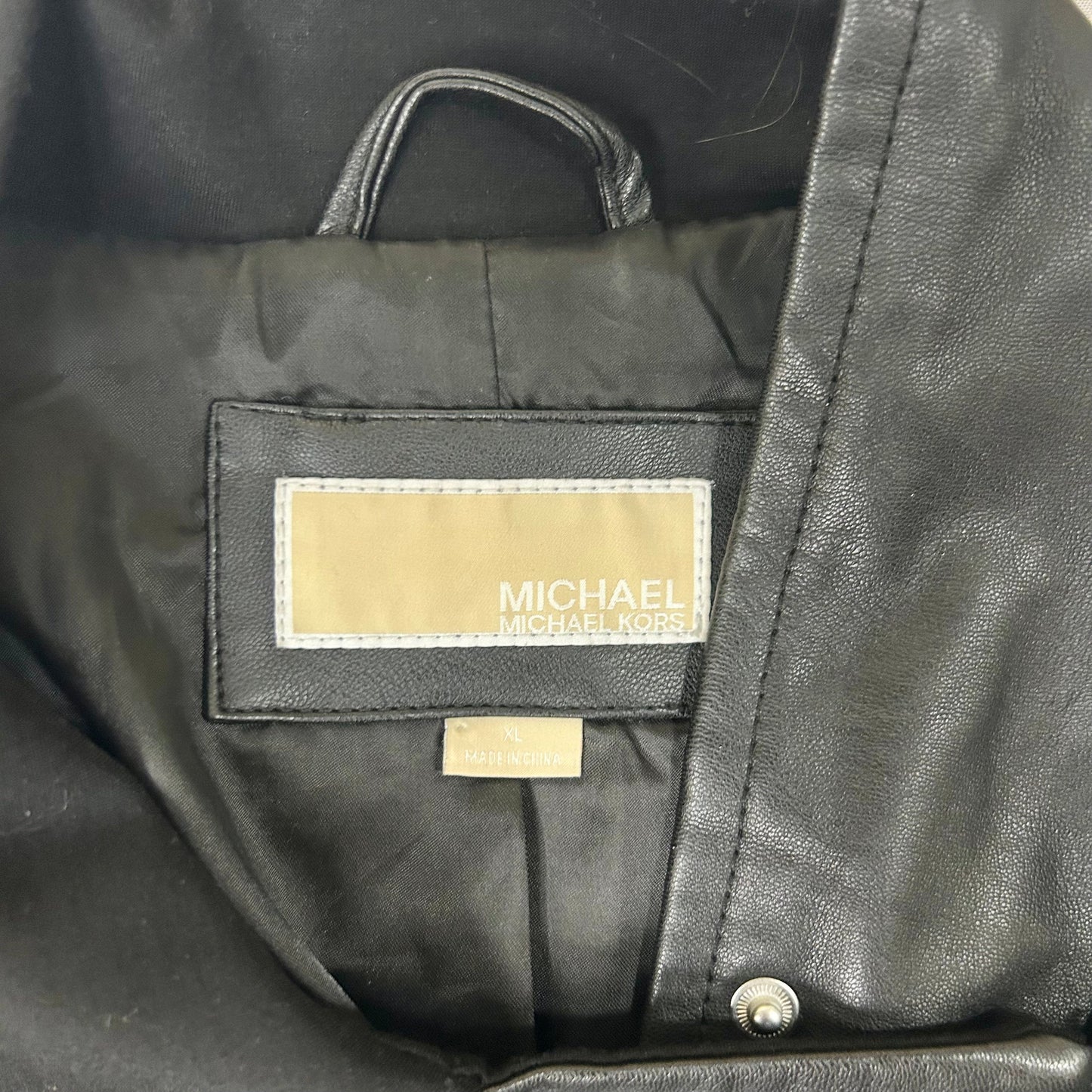 Jacket Designer By Michael Kors In Black, Size: Xl