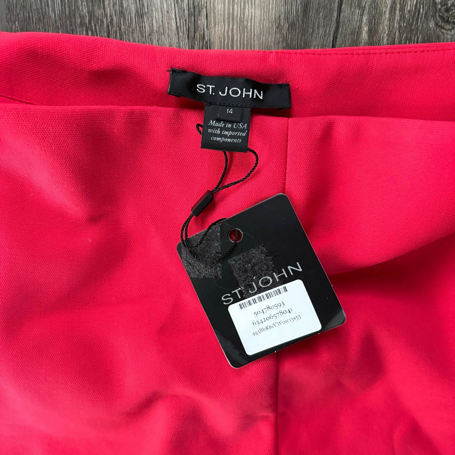 Pants Luxury Designer By St John Collection In Red, Size: M