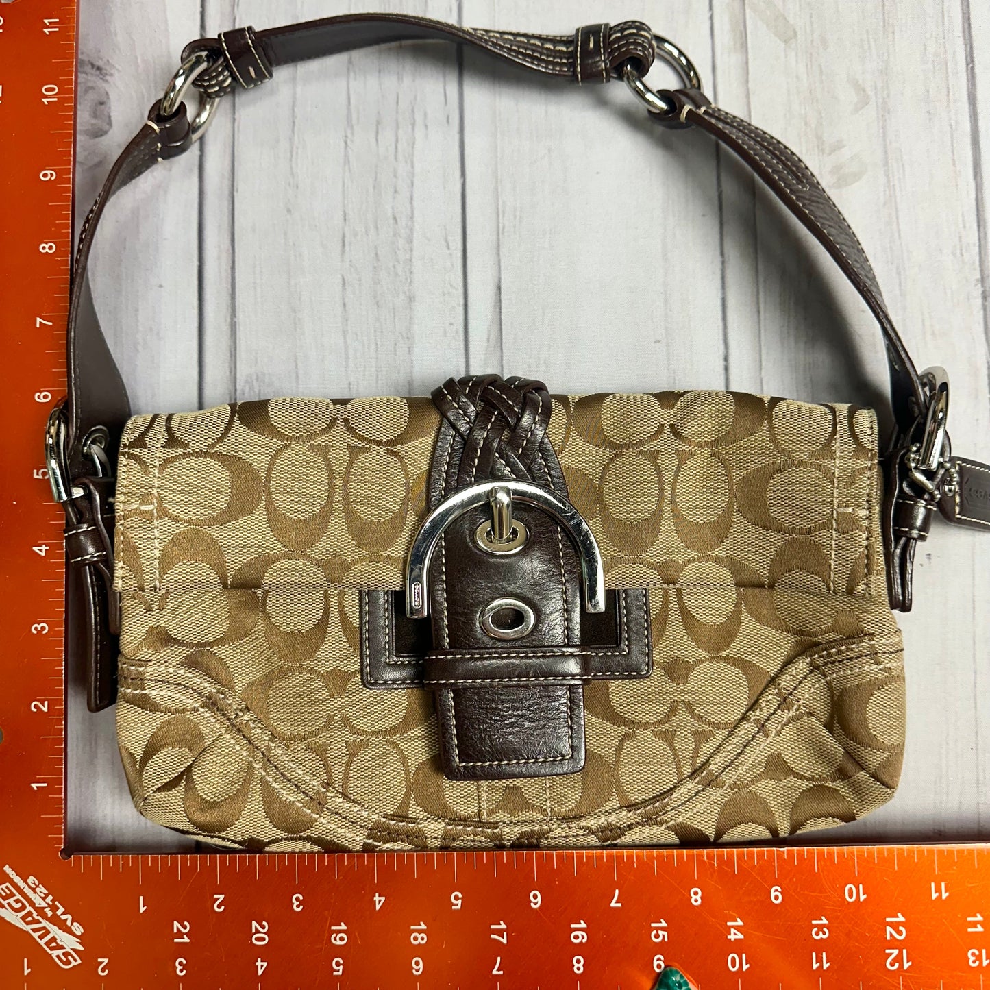 Handbag Designer By Coach, Size: Small