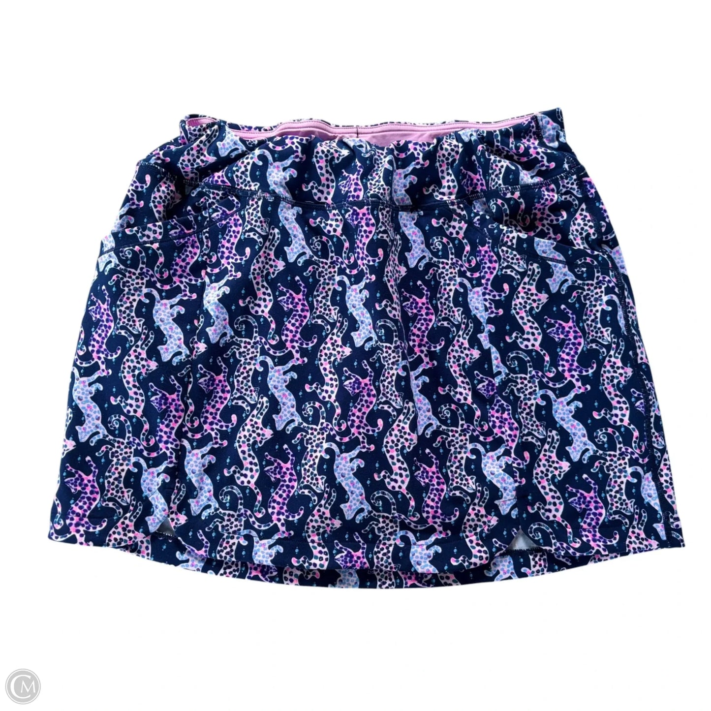 Skort Designer By Lilly Pulitzer In Blue & Purple, Size: L