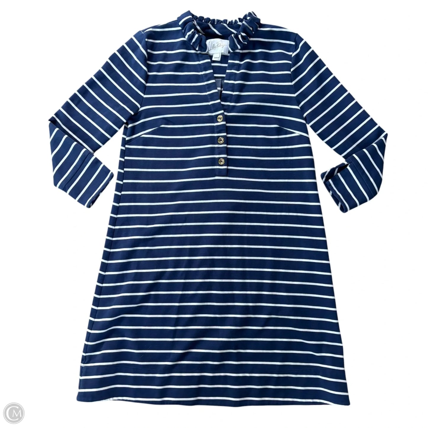 Dress Designer By Lilly Pulitzer In Striped Pattern, Size: S