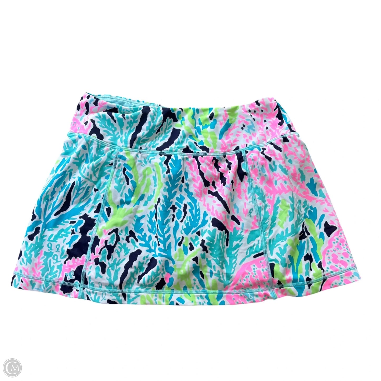 Skort Designer By Lilly Pulitzer In Blue & Pink, Size: Xs