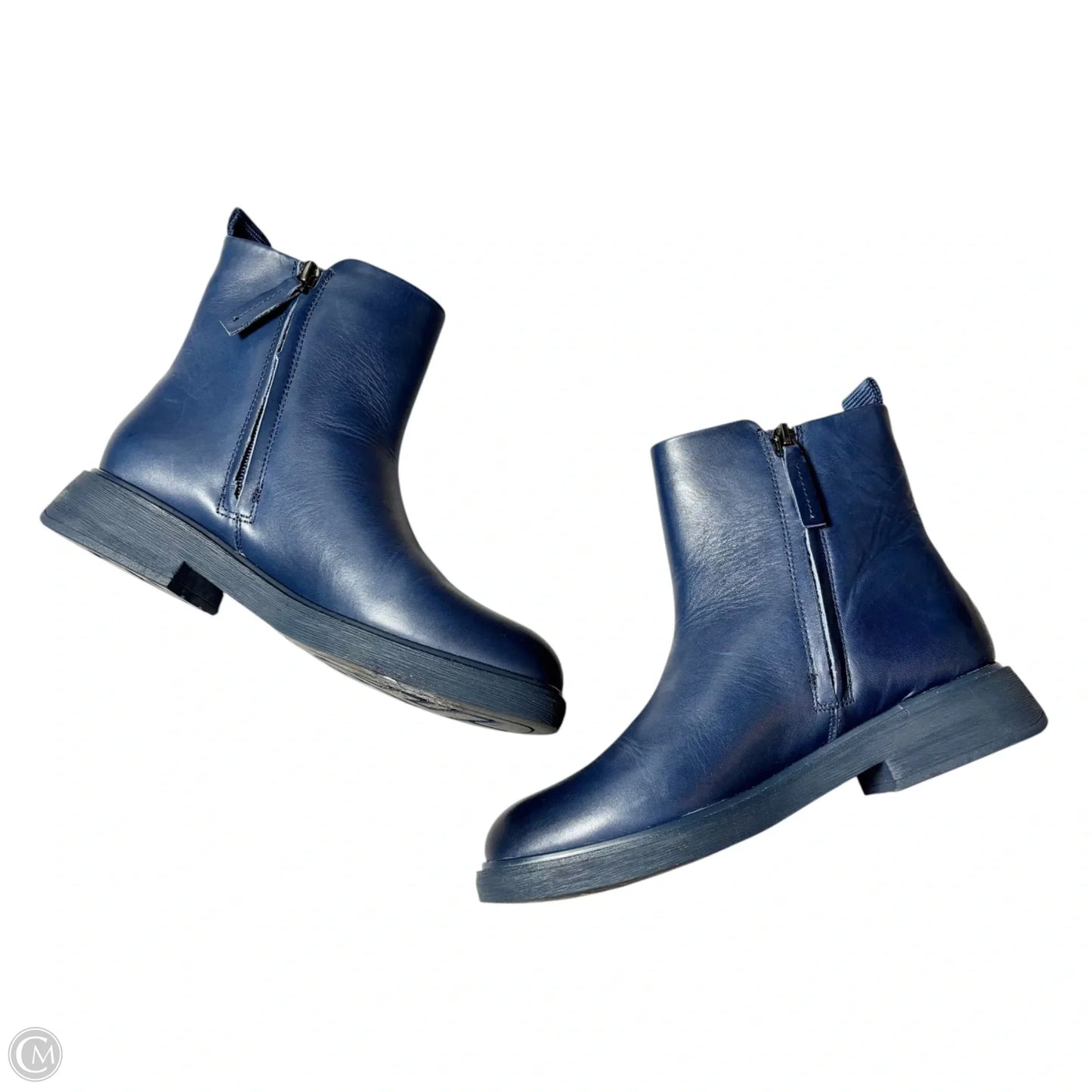 Boots Ankle Flats By Franco Sarto In Blue, Size: 6.5