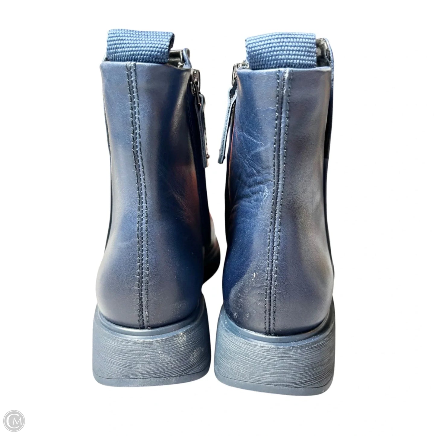 Boots Ankle Flats By Franco Sarto In Blue, Size: 6.5