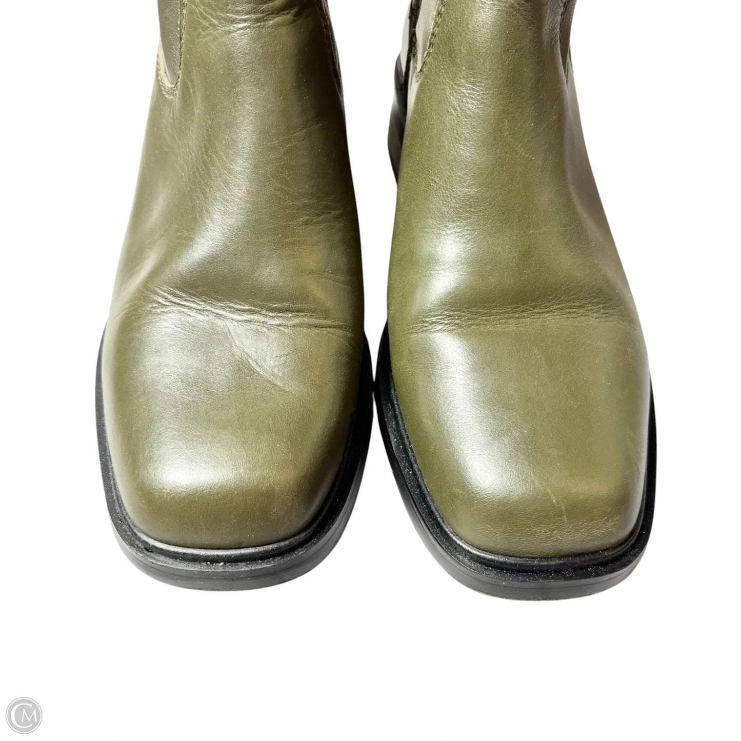 Boots Ankle Flats By Franco Sarto In Green, Size: 6.5