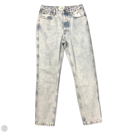 Jeans Straight By Sezane In Blue Denim, Size: 8