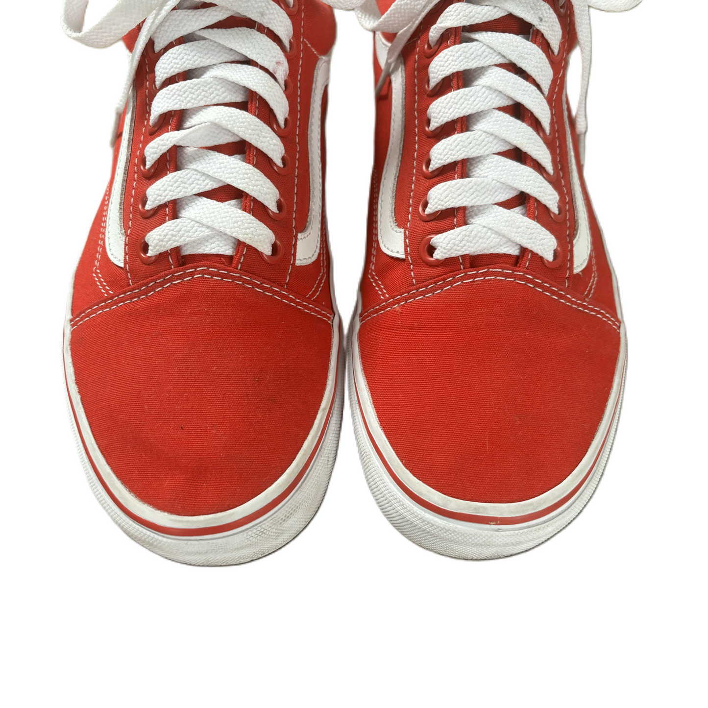 Shoes Sneakers By Vans in Red, Size: 10