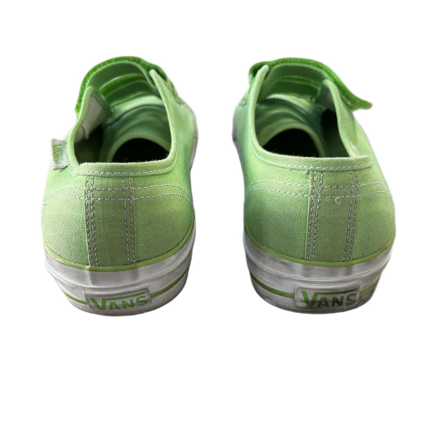 Shoes Sneakers By Vans In Green, Size: 9.5