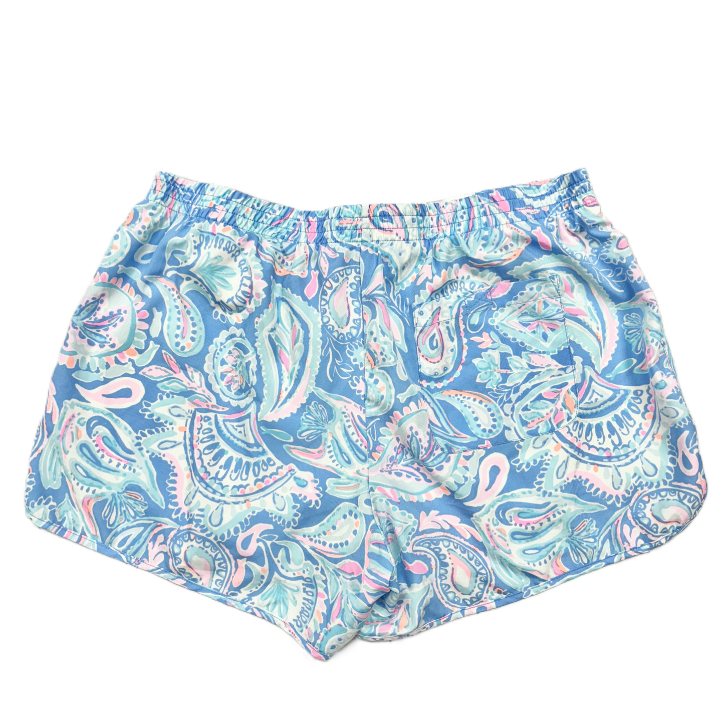 Shorts Designer By Lilly Pulitzer In Blue & Pink, Size: M