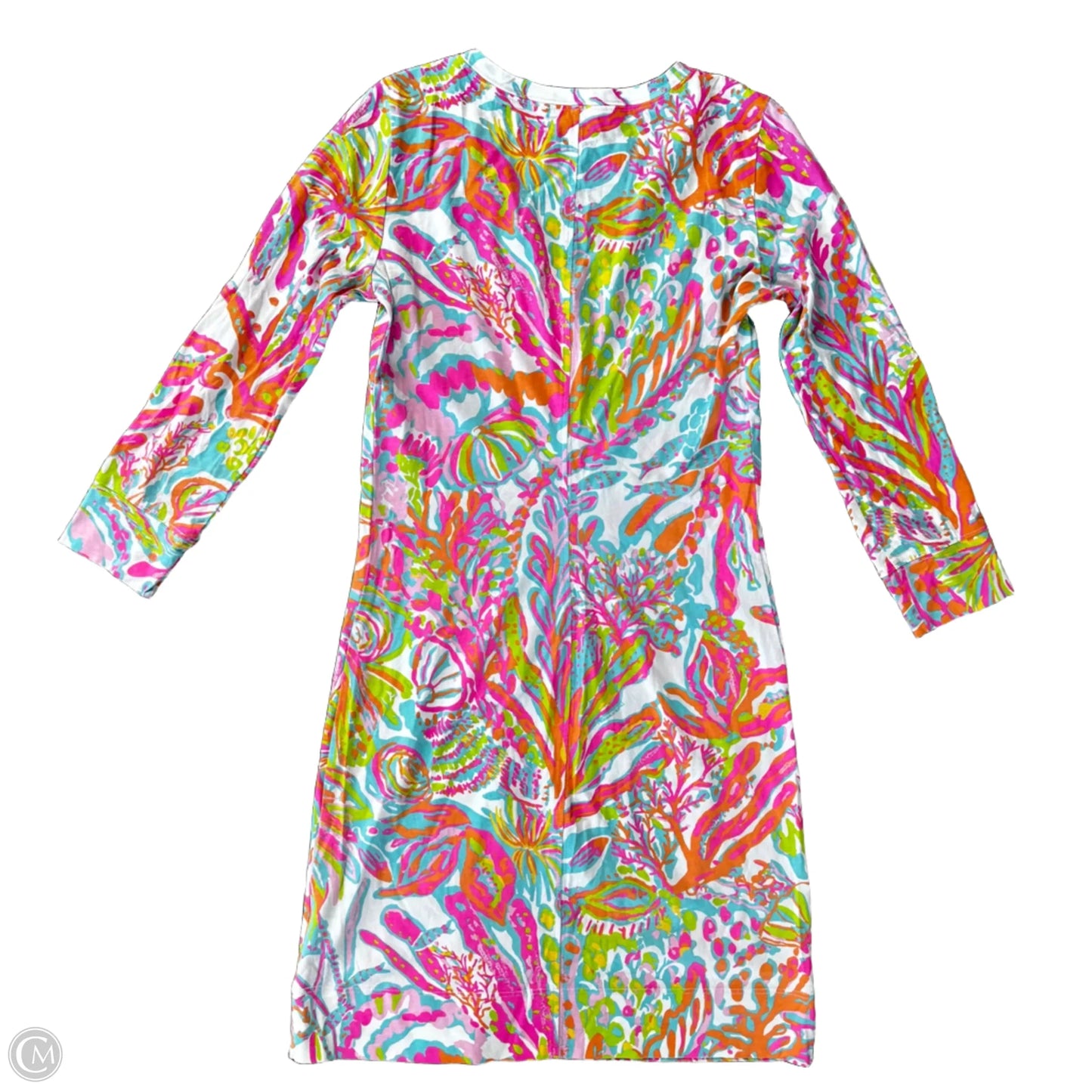 Dress Designer By Lilly Pulitzer In Orange & Pink, Size: Xs