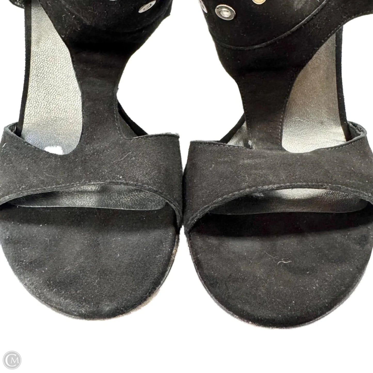 Sandals Designer By Stuart Weitzman In Black, Size: 9