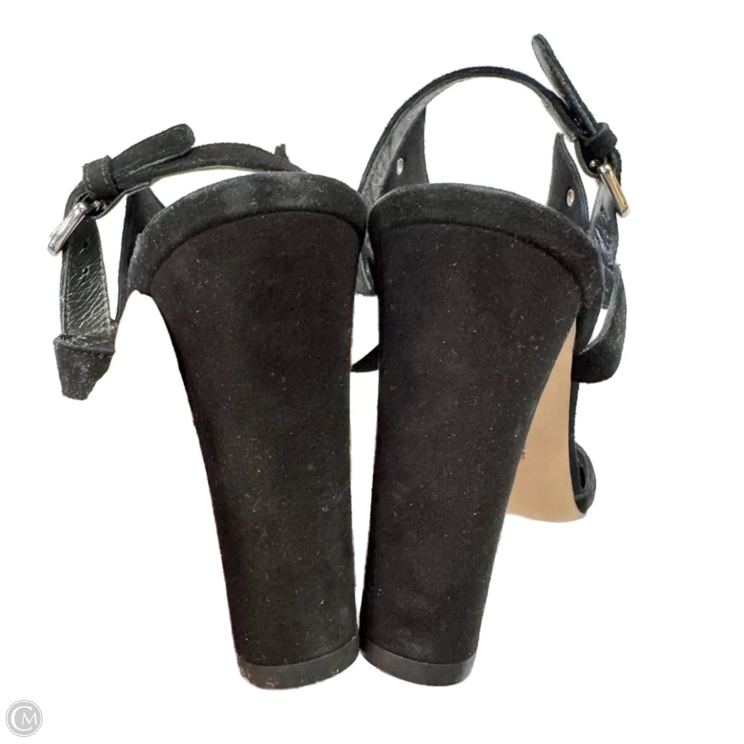 Sandals Designer By Stuart Weitzman In Black, Size: 9