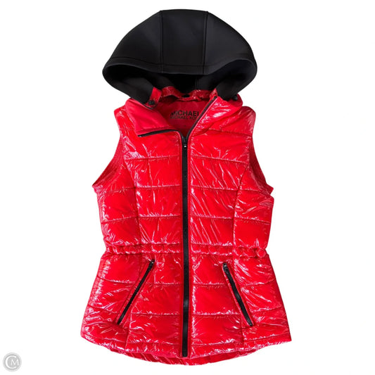 Vest Puffer & Quilted By Michael By Michael Kors In Red, Size: S